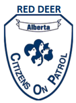 Red Deer City Citizens On Patrol Logo